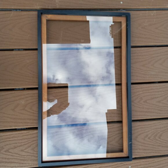 Pottery Barn 11x14" Wood Document Frame Black Brown - Picture 12 of 16